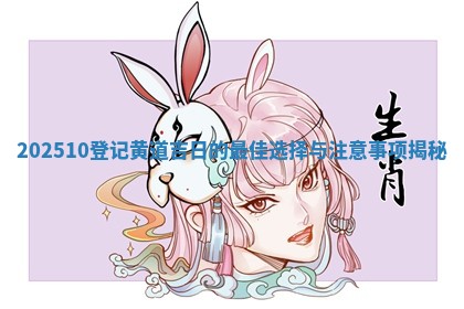 202510登记黄 🍀 道吉日的最佳选择与注意事项揭秘 🈳