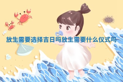 放生需 🗂 要选择吉日吗 🥨 放生需要什么仪式吗