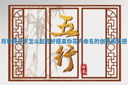 月季花名字怎么起名好 🧞 提高你花卉命名的创意和灵 🏋 感