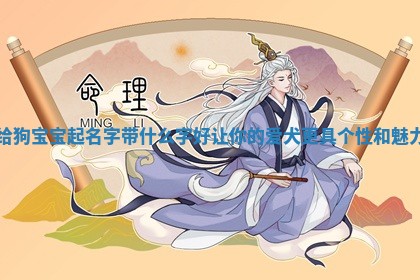 给狗宝宝起名字带什么字 🚸 好让你的爱犬更具个 📸 性和魅力