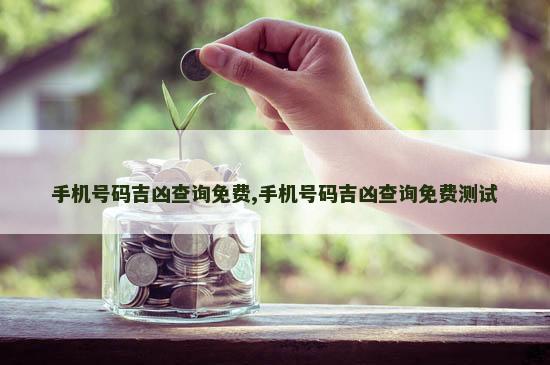 手机号码吉凶查询免费,手机号码吉凶查询免费测试